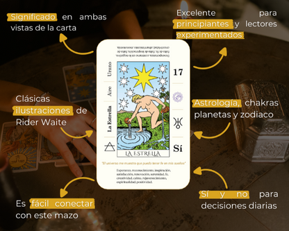 Mazo de Tarot de Aprendizaje Aura Bonita