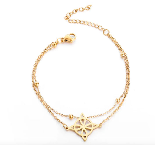 Pulsera Nudo de Bruja Para Protección
