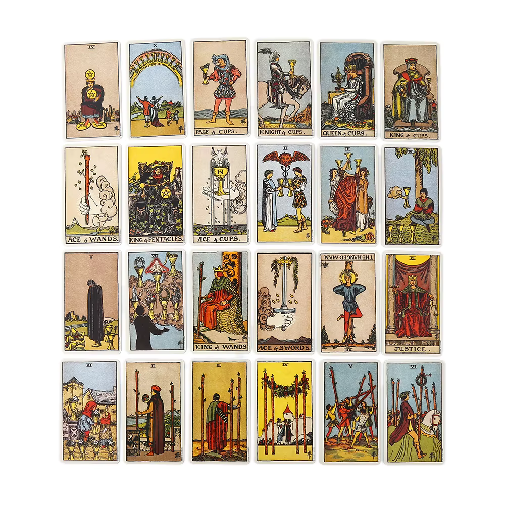 Tarot Rider Waite con Bordes Metalizados